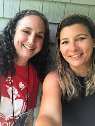 Andover is for the Thrive Act! From left, Heidi Schlake Borenstein, Katie  Ott Whipple (right of me), Sarah Torretta Klock and Andover Bookstore for  being my “campaign HQ” and to the many