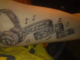 See more ideas about love tattoos, two hearts one love, first love. Dj Blinky Music Was My First Love Tattoos Von Tattoo Bewertung De