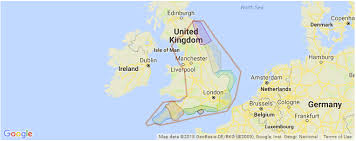 Slide 1, england map labeled with capital and major cities. A Guide To Surfing In England With Maps Photos And More