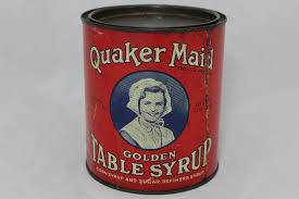 Quaker Maid Golden Table Syrup Can For Sale