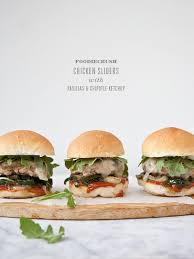 View top rated ground chicken burgers recipes with ratings and reviews. Chicken Sliders With Pasilla Peppers And Chipotle Ketchup Foodiecrush