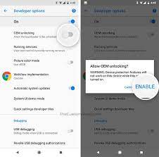What oem unlock means is disabling the oem lock, which will allow you to unlock the bootloader to root your phone or install a custom rom. How To Enable Oem Unlocking On Android Oem Unlock The Custom Droid