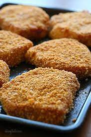 Oven Fried Breaded Pork Chops Recipe Shake And Bake Pork Breaded Pork Chops Fries In The Oven