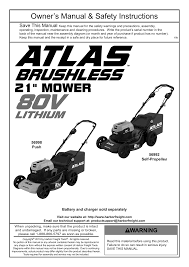 You are free to download any kobalt lawn mower manual in pdf format. Atlas Item 56998 56998 Owner S Manual Manualzz