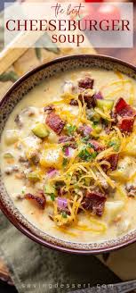 Cheeseburger Soup Recipe Recipe Cheese Burger Soup Recipes Cheeseburger Soup Soup Recipes