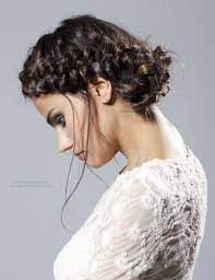 peasant style french braid updo it starts with the french braid along one side as described before and instead of frisuren haar styling geflochtene frisuren