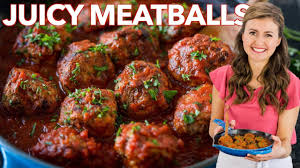 Juicy Meatball Recipe How To Cook Italian Meatballs Youtube Juicy Meatball Recipe Homemade Meatballs Easy Italian Meatball Recipe