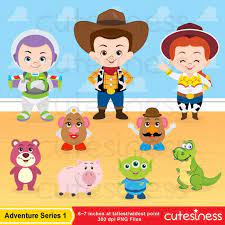 Toy Story Digital Clipart Toy Story Clipart Toy By Cutesiness 6 00 Personagens Da Disney Bebes Bebe Da Disney Arte Infantil