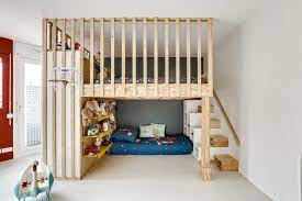 Déco chambre ado avec mezzanine, les conseils. Conseils De Pro Pour Amenager L Espace Sous Un Lit Mezzanine