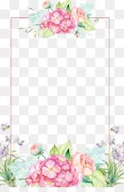 Flower Png Flower Transparent Clipart Free Download Wedding Invitation Watercolor Painting Flower Wate Flower Border Png Flower Border Watercolor Flowers