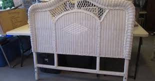 Shop for wicker bedroom furniture online at target. Wickerparadise Wicker Full Bed Headboard Pier One New Vintage 1980s Romantic Victorian Never Used