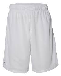 russell athletic 651afm 9 inch polyester tricot mesh pocketed shorts