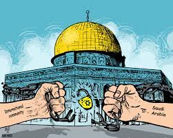 Perang israel dan palestina, pasukan romawi hingga pembakaran mimbar yang pernah. Arab News Cartoon By Mohammed Rayes Al Aqsa Mosque Arab News
