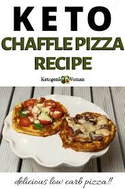Besides being simple to make, keto chaffles are delicious! Easy Keto Pizza Chaffles Ketogenic Woman
