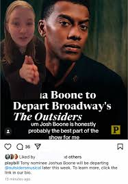 Is Josh Boone Leaving The Outisders