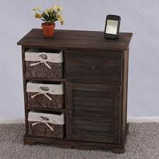 Neuste anzeigen älteste anzeigen preis aufsteigend preis absteigend relevanz. Kommode Schrank Mit 3 Korben 63x60x30cm Shabby Look Vintage Braun