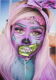 Pop art zombie above credit: Halloween Makeup And Pop Art Image 3702820 On Favim Com