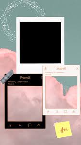 If you want to create a grunge vintage polaroid frame you can use our old paper textures. Polaroid Frame Aesthetic Instagram Frame Template Photo Collage Template Instagram Frame