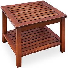 From 29 95 Side Table Washington Acacia Wood Garden Patio Conservatory Living Room Coffee Side Garden Coffee Table Outdoor Shelves Outdoor Garden Furniture