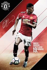 The red devils went down in gdansk after an epic penalty shootout. Manchester United Rashford 17 18 Poster Plakat 3 1 Gratis Bei Europosters