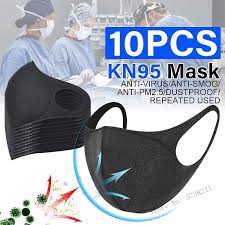 They're perfect for everyday use at work. 10pc N95 Face Mask Sponge Black Breathable Mouth Mask Reusable Anti Pollution Face Shield Fpp2 Pm2 5 Buy At A Low Prices On Joom E Commerce Platform