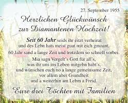 Ihre diamantene hochzeit feierten ursula und heinz ockermüller am 22. Grussanzeige Familienanzeigen Geburten Hochzeiten Idowa Markt