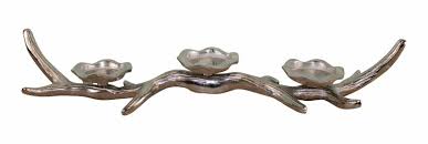 These runners can be used on your guest tables or to enhance side tables at your venue. Ornamental 3 Candle Silver Antler Style Metal Candlestick Holder Sculpted Stag For Sale Online Ebay