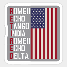 After the phonetic alphabet was developed by the international civil aviation organization (icao) (see history below) it was adopted by many other for military use, british and american armed forces each developed their spelling alphabets before both forces adopted the icao alphabet during 1956. Military Police Pilot Retirement Gift Phonetic Alphabet Military Retirement Sticker Teepublic Uk