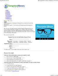 Targeted news service provides washington bureau coverage, federal contract and contracting information for awards and for subcontracting opportunities, a congressional vote chart, federal and congressional press releases. Targeted News Service National Service Animal Eye Exam