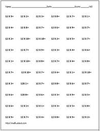 Free Multiplication Worksheets To Practice With Factors Up To 12 Times Tables Worksheets Free Multiplication Worksheets Multiplication Worksheets