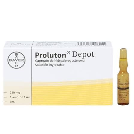 BAYER Liquid Proluton Depot 250mg Injection, For Hospital, 10 Ampoules at ₹ 178/vial in Nagpur