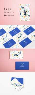 Picking up the natural shades of the illustration the layout is a soothing combination of blues and greens. Indesign Business Card Template Free Download