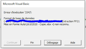 Et un de vos vendeurs vous envoie un fichier excel avec. Vba Sql Import From Excel Sheet To Access Db Execution Error 3343 Stack Overflow