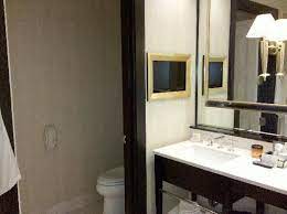 In addition, it also entertains you, resulting in making your life a lot better. Small Tv In Bathroom Nice Touch Picture Of Encore At Wynn Las Vegas Tripadvisor