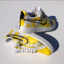 Custom air force 1 ideas. Damien Hirst S Son Cassius Hirst Paints Air Force 1 S For Virgil Abloh And Playboi Carti Complex