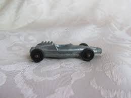 Vintage Tootsie Toy Silver Indy 12 Race Car Metal Diecast Toys Diecast Metal Toys