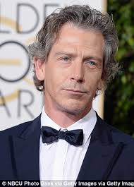 Golden Globes nominee Ben Mendelsohn and wife Emma Forrest attend after  party