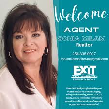 EXIT Realty Shoals is excited to welcome Sonia Milam to our EXIT family!  Sonia is married to Tim Milam, a local attorney. They have 3 children, son,  Hunter Milam (deceased), and Nina