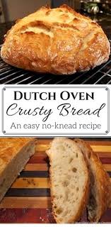 No Knead Crusty Bread Recipe Bread Recipes Homemade Dutch Oven Bread Dutch Oven Recipes