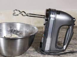 The kitchenaid 5 speed's low speed was a nice mellow 260 rpm. Kitchenaid 9 Speed Hand Mixer Review Adequate Performance