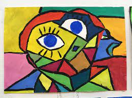 April 1973 in mougins, frankreich, voller name pablo diego josé francisco de paula juan nepomuceno maría de los remedios cipriano de la santísima trinidad ruiz y picasso) war ein spanischer maler, grafiker und bildhauer. Schule Apfelbaum Bilder Inspiriert Von Pablo Picasso