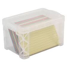 Gift cards are very popular but i think that adding a nice, useful and. Advantus 40307 Super Stacker Storage Boxes Hold 400 3 X 5 Cards Plastic Clear