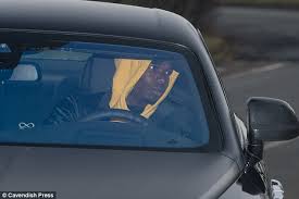 The manchester united team was returning from belgrade, where they had played the red star team. Man United Stars Arrive For Training In Their Flash Cars Daily Mail Online