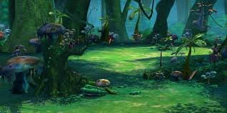 Cartoon Forest Scene 3d Model Max In 2020 Environment Props Forest Landscape