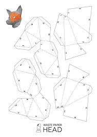 Maybe you would like to learn more about one of these? 11 Papercraft Fox Mask Printable Digital Template Paper Crafts Fox Mask Diy Paper