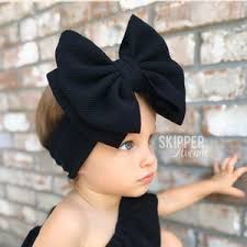TEXAS MESSY Double Stacked Fluffy Bows Big Bow Headbands Permanently Sewn  Secure Baby Headwrap Bows Newborn Big Bows Preemie Bow