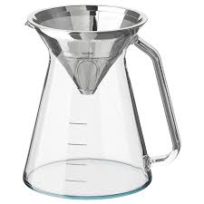 Hogmodig Koffiekan Met Filter Helder Glas Roestvrij Staal Ikea Kaffeekanne Edelstahl Teekanne