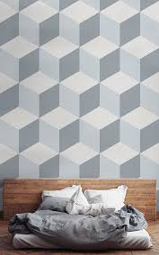 3d Cube Wallpaper Geometric Cubes Design Muralswallpaper In 2020 Wallpaper Bedroom Geometric Wallpaper Home Decor