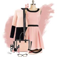 Pink Black Leather Dress Outfit Dressy Outfits Dress Outfits