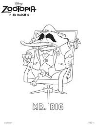 Free Disney Zootopia Mr Big Coloring Page Mama Likes This Zootopia Coloring Pages Cartoon Coloring Pages Coloring Pages